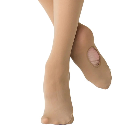 PW Micro Classics Convertible Tights - Child - Tan