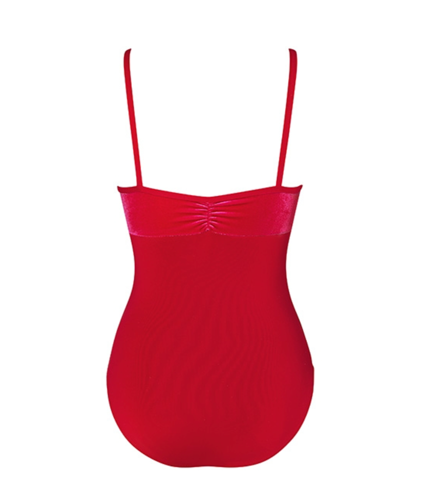 Energetiks Giselle Camisole Leotard - Red