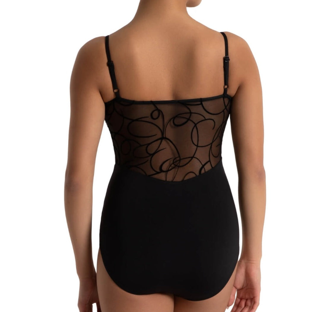 Majestic Lines Cleo Leotard - Black