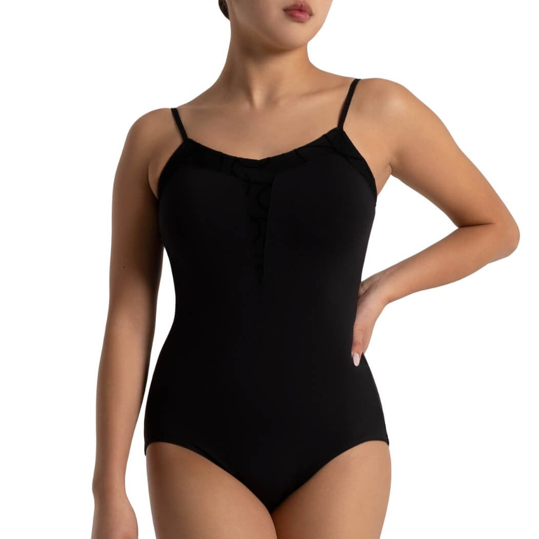 Majestic Lines Cleo Leotard - Black