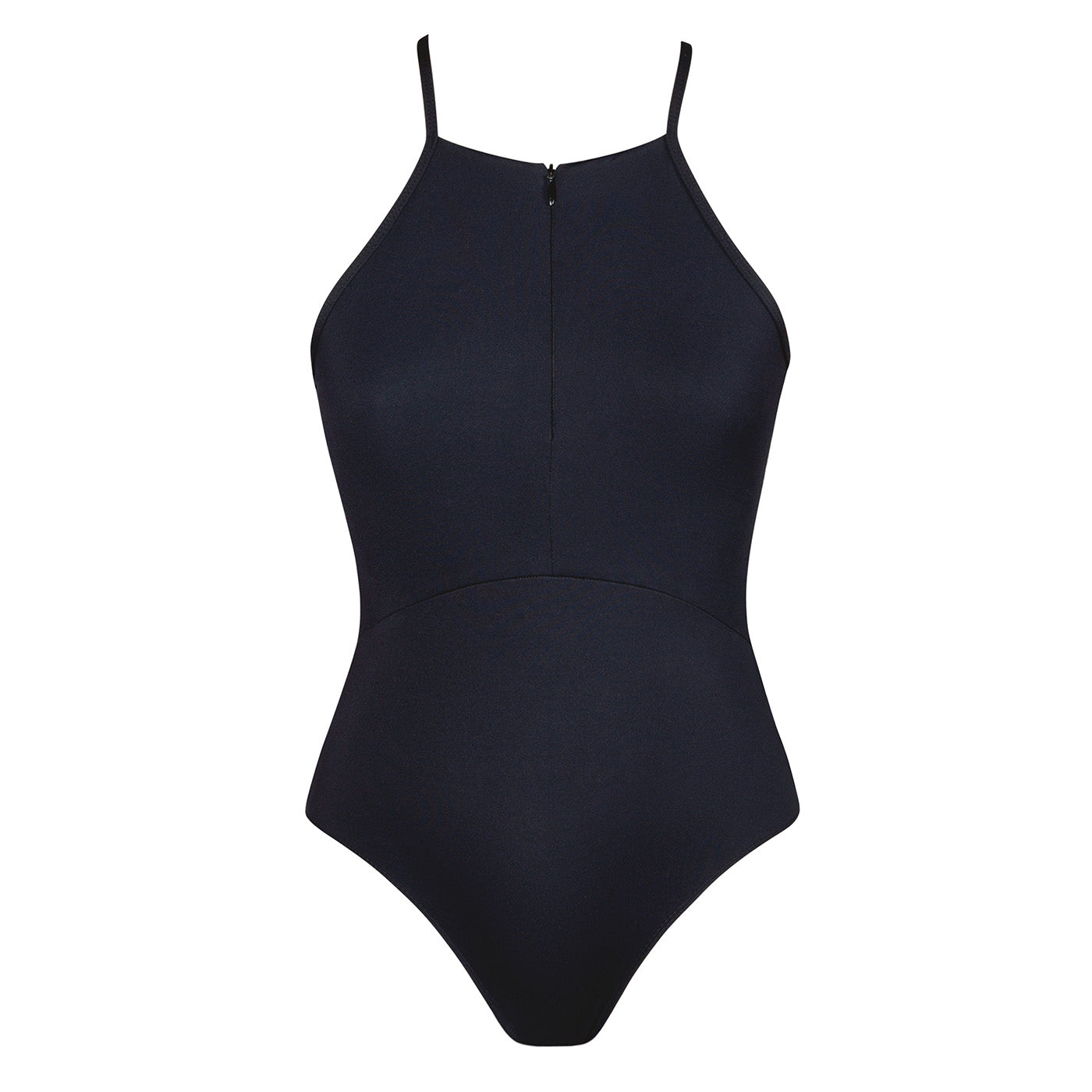 Isabelle Zip Leotard - Black