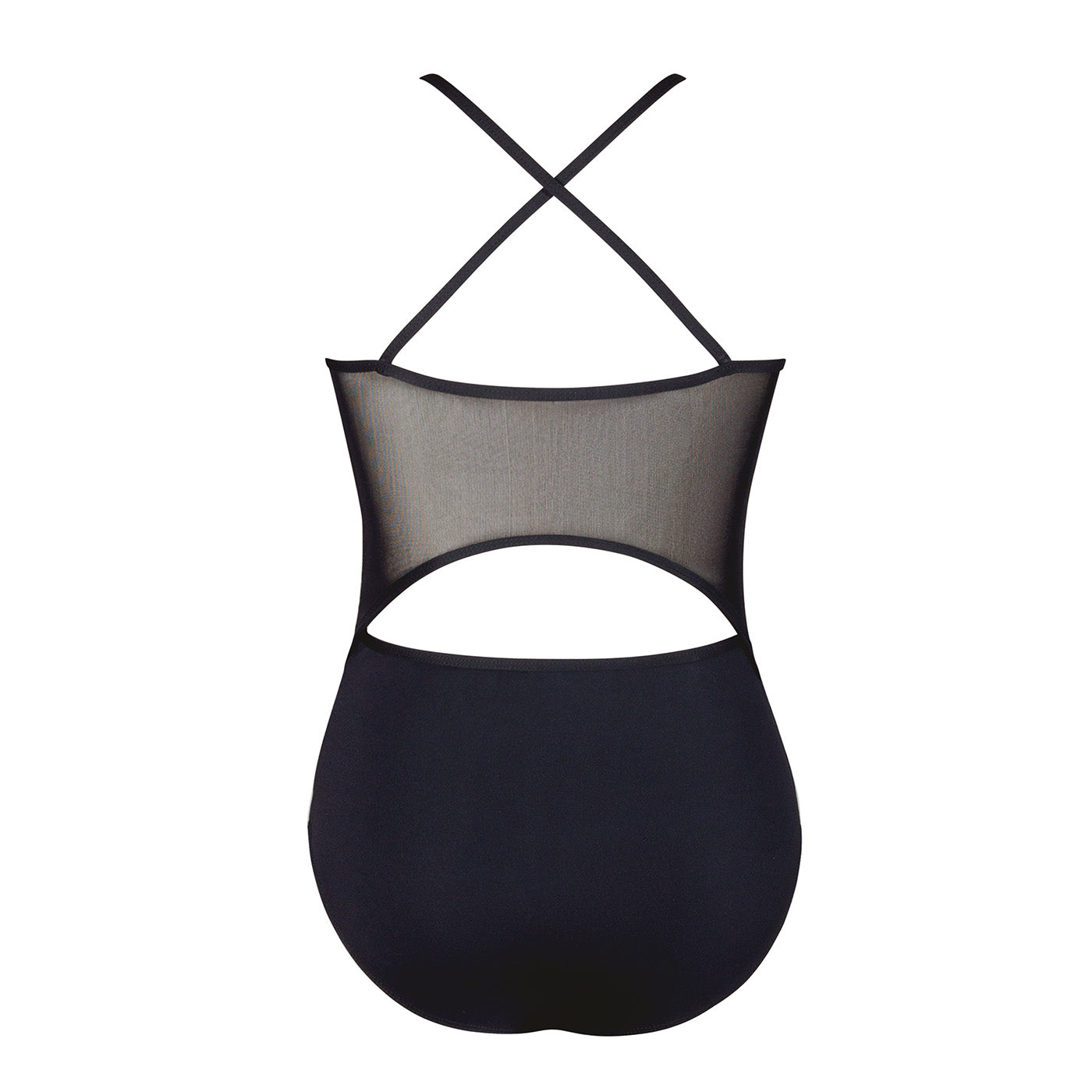 Isabelle Zip Leotard - Black
