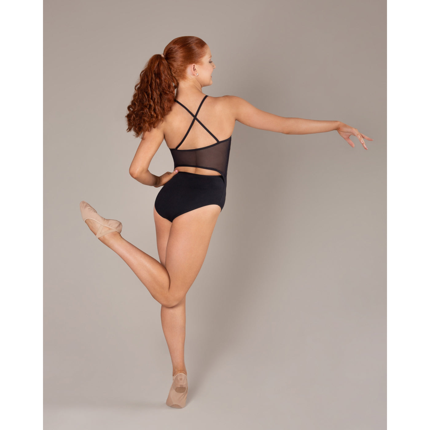 Isabelle Zip Leotard - Black