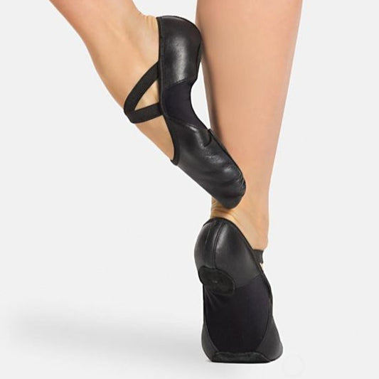 Capezio Hanami Leather Ballet Flats – Black (Adult)