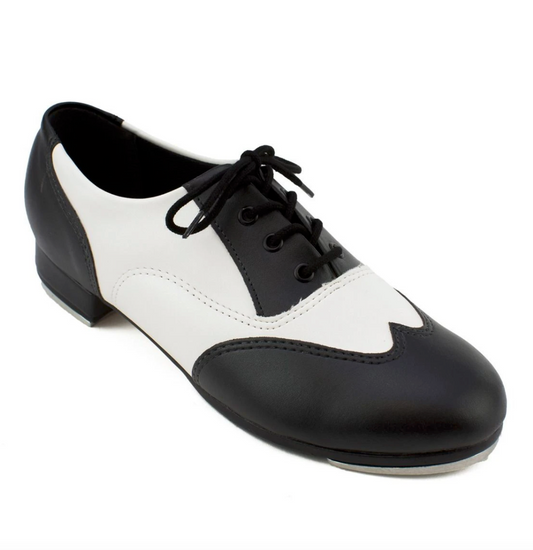 TA20 - SoDanca Adult Oxford Tap Shoe - Black and White