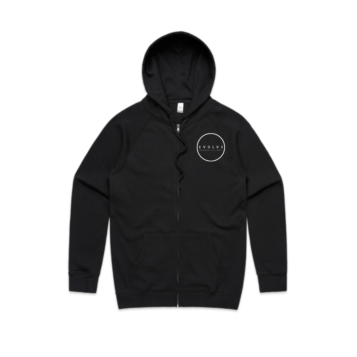 Evolve Merch Zip Up Hoodie - Adult