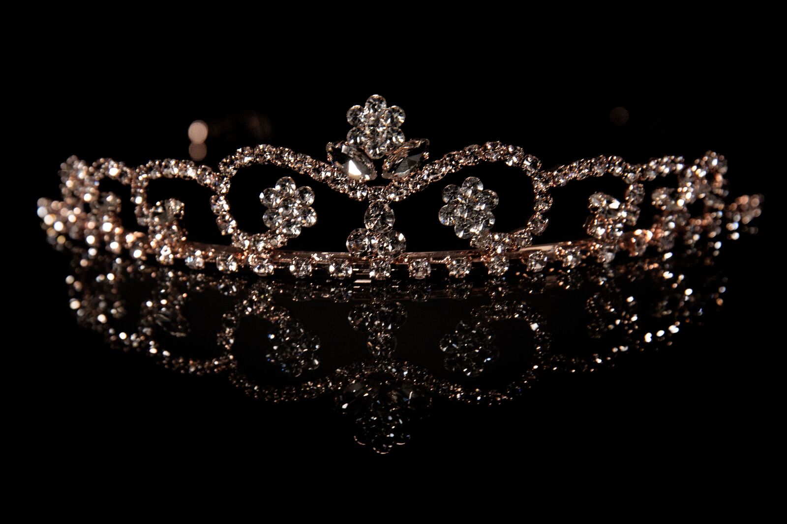 Willow Tiara Large - Rose Gold