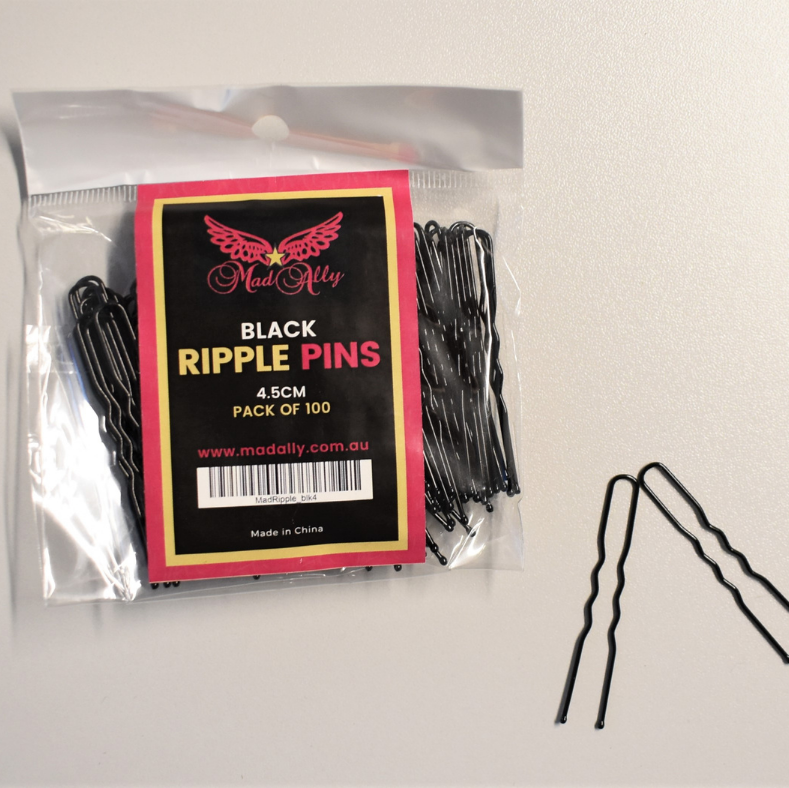 Mad Ally Ripple Bun Pins (Black, Brown & Blonde)