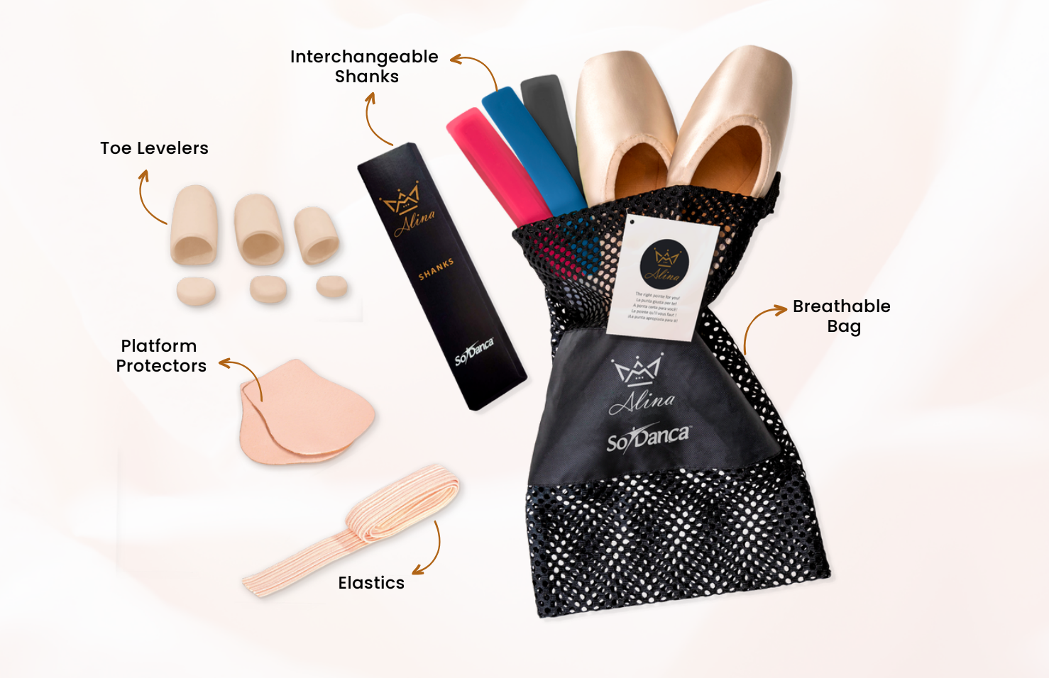 SoDanca Alina I & II Pointe Shoes