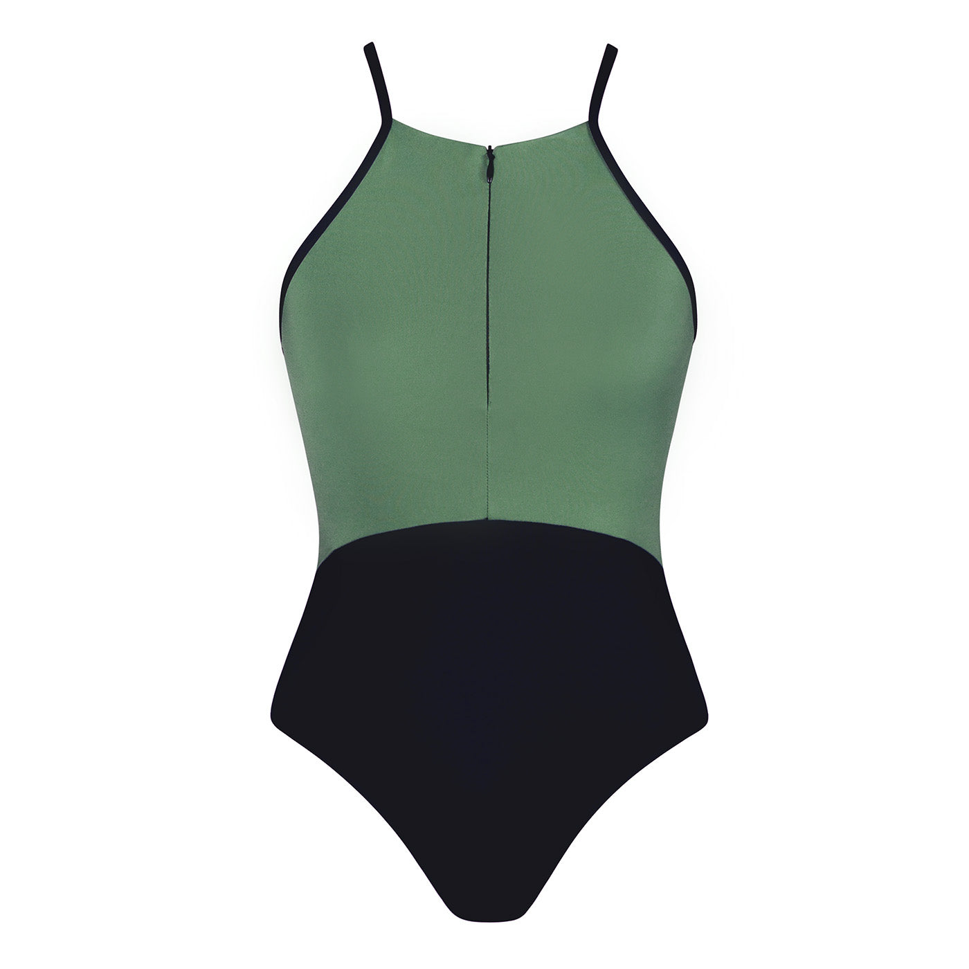 Isabelle Zip Leotard - Fern