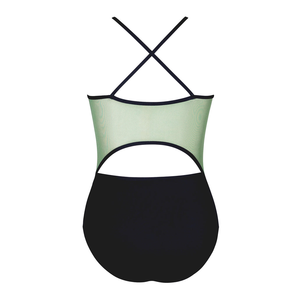 Isabelle Zip Leotard - Fern