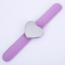 Load image into Gallery viewer, Heart Shaped Magnetic Pin Holder - Purple - Hot Pink