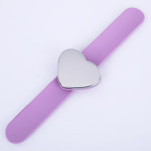 Heart Shaped Magnetic Pin Holder - Purple - Hot Pink