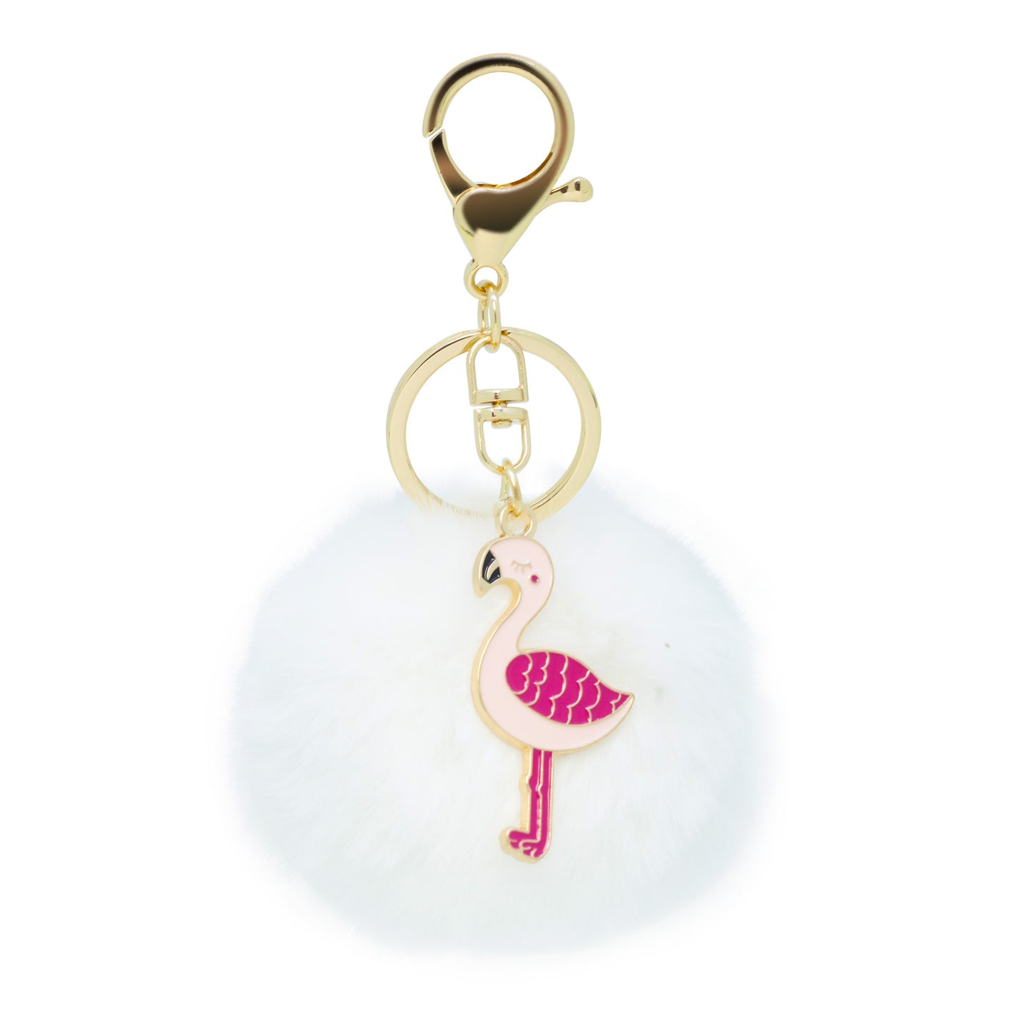 Pom Pom Key Rings