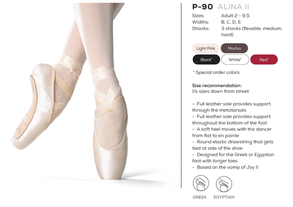 SoDanca Alina I & II Pointe Shoes