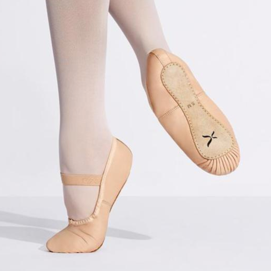 Capezio Clara Adult Full Sole Leather Ballet Shoe
