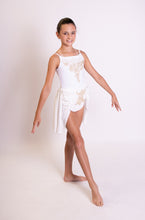 Load image into Gallery viewer, White and Gold Grecian style Dress