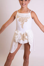 Load image into Gallery viewer, White and Gold Grecian style Dress