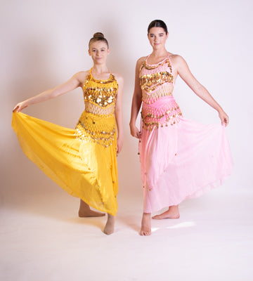 Yellow and Pink 'Song of India' Dresses