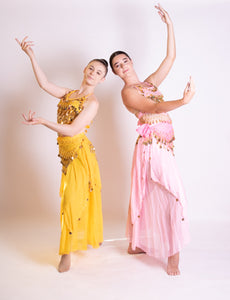 Yellow and Pink 'Song of India' Dresses