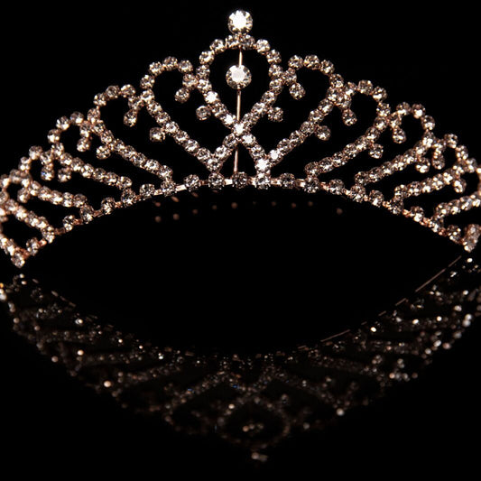Mad Ally Cassie Medium Tiara – Rose Gold