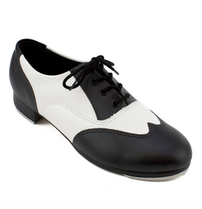 TA20 - SoDanca Adult Oxford Tap Shoe - Black and White
