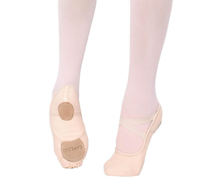 Capezio Hanami Leather Ballet Flats - Adult - Child