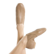 Load image into Gallery viewer, Jazz Boot Leather Split-Sole Adult Black - Tan - Energetiks