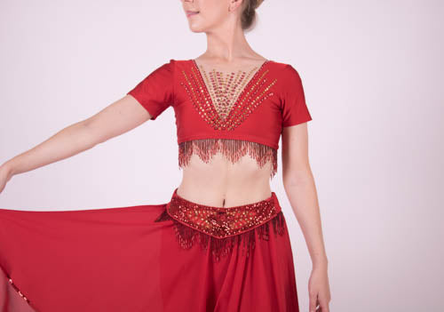 Stunning Red Demi Character Two Piece